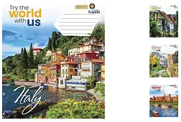 Зошити учнівські 24 аркуша клітинка. 1В World with us, 20 шт. в упаковці