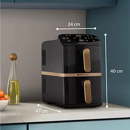 Мультипіч Philips Stacked Dual 2300 Вт чорна (NA462/70) - мініатюра 7
