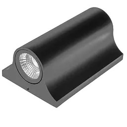Підсвітка Brille LED фасадна IP65 AL-231/2х3W NW COB BK - мініатюра 7
