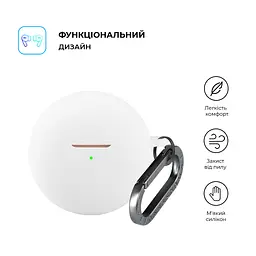 Чохол для навушників Armorstandart Hang Case для Huawei FreeBuds 7i White (ARM90050) - мініатюра 2