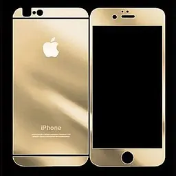 Протиударне скло на екран і задню панель для iPhone 6 Plus Золотисте