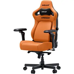 Крісло геймерське Anda Seat Kaiser 4 V2 Size XL до 180 кг ігрове Orange PVC (AD12YDDC-XLL-20-O-PV/C-03) - мініатюра 2