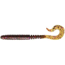 Силікон FishUP Vipo 3.6" #050 - Green Pumpkin Brown/Red & Purple (8 шт/уп)