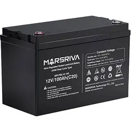Акумуляторна батарея Marsriva AGM 12V 100 AH глибокого розряду (MR-PBL12-100) - мініатюра 3