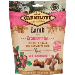 Ласощі для собак Carnilove Dog Crunchy Snack Ягня та журавлина 200 г