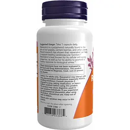 Ресвератрол Now Foods Resveratrol 350 мг 60 капсул - мініатюра 2