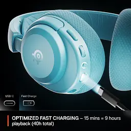 Ігрова гарнітура SteelSeries Arctis Nova 3P Wireless MultiPlatform Aqua - мініатюра 8