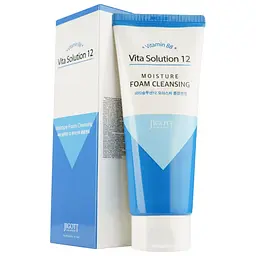 Зволожуюча пінка для вмивання Vita Solution 12 Moisture Foam Cleansing Jigott 180 мл - мініатюра 2