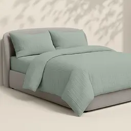 Комплект постільної білизни Cosas Meditative Євро муслін спаржа (Muslin_39Meditative_El-39Meditative_200) - мініатюра 3