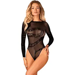 Боді Obsessive B137 S/M/L чорний