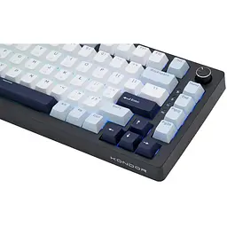 Ігрова механічна клавіатура Kondor Orion 2 / Дротове підключення / Cream Violet Switch / White Black - мініатюра 7