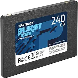 SSD накопичувач Patriot Burst Elite 240GB (PBE240GS25SSDR) [119379] - мініатюра 2