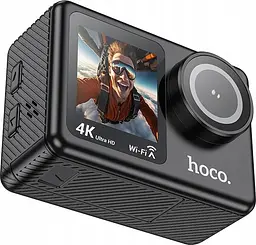 Екшн камера Hoco DV101 dual color screen sports camera Black - мініатюра 1