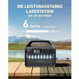 Портативна зарядна станція Anker 535 PowerHouse Portable Power Station 500W/512Wh 60041-ska - мініатюра 5