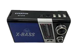 Акумуляторний радіоприймач Everton RT-816 з ліхтарем Bluetooth FM USB SD (1756375709) - мініатюра 3