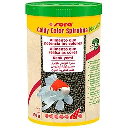 Корм для золотих риб Sera Nature Gold Spirulina в гранулах 1000 мл (390 г) 008839