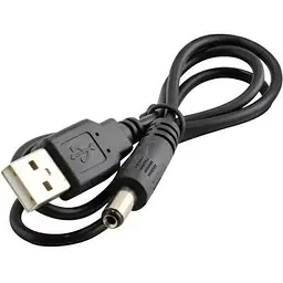 Кабель Toto USB-DC 5.5 mm х 2.5 mm 5V-9V-12V Black - мініатюра 2