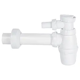 Сифон для кухонної мийки з підведенням 1½"×Ø40мм WIRQUIN (9542820) - мініатюра 6