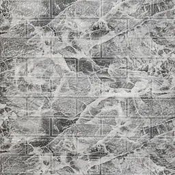 Самоклеюча 3D панель під чорний мармур в рулоні 19600x700x3мм (R061-3-20) SW-00001196 - мініатюра 2