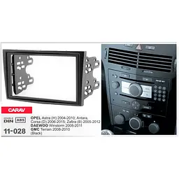 Перехідна рамка Opel Astra, Antara, Corsa, Zafira Carav 11-028 - мініатюра 5