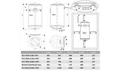 Бойлер GCV 3035 12 B11 TSR Tesy teh0021792 - мініатюра 7