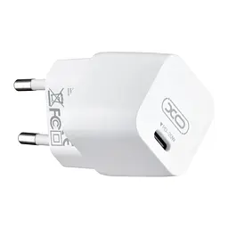 Мережевий зарядний пристрій XO CE01 EU 20W PD Fast Charger Materials are CE certified Білий