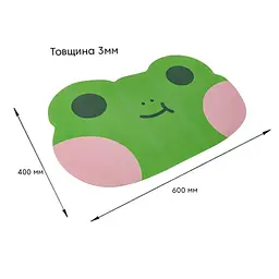 Килимок вологопоглинаючий Wall Sticker 40х60х3 мм Жабка SW-00002560 - мініатюра 2