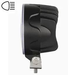 LED фара Brevia EPISTAR Sport Далеке світло 10-30V 12W (4x3W) 880Lm Алюмінієвий корпус IP68 (10601RSX1) - мініатюра 2
