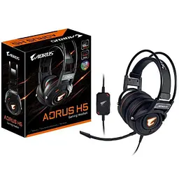 Ігрова гарнітура Gigabyte AORUS H5 Black (AORUS H5) - мініатюра 7
