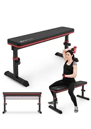 Лавка тренувальна Hop-Sport HS-1025 Pro для жиму горизонтальна регульована - мініатюра 11