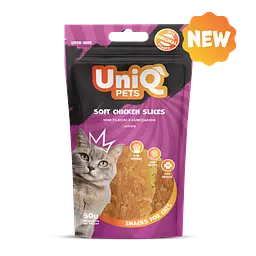 Ласощі для котів Uniq PETS CAT SNACKS MIMI М'які курячі слайси, 50 г - мініатюра 3