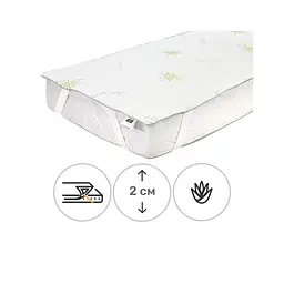 Наматрацник MirSon №1051 Alberto Тенцель (Modal) Strong Aloe Vera 140х190 см (2200001508989)