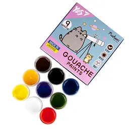 Фарби гуашеві Yes Pusheen 9 кольорів 20 мл (230401) - мініатюра 4