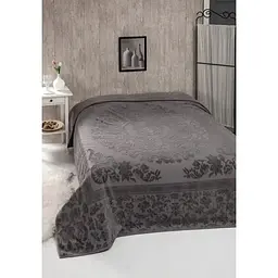 Велюрове покривало Odesa Grey 200×220 см Belizza pbe0052232 - мініатюра 2