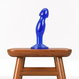 Анальна пробка Flawless Clear Anal Plug 6.5'' 16.5 см (синій) - мініатюра 6
