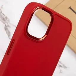 TPU чохол Bonbon Metal Style для Apple iPhone 14 (6.1) Червоний / Red - мініатюра 5