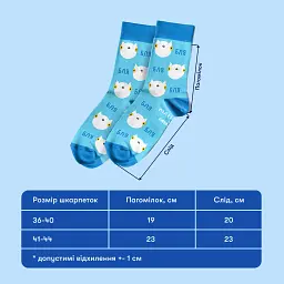 Шкарпетки ORNER x Maliunok "Кіт" 41-44 - мініатюра 7