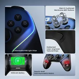 Бездротовий геймпад GameSir Super Nova (Hall Effect, BT, 2.4G, 1000 мАг) Док станція - мініатюра 3