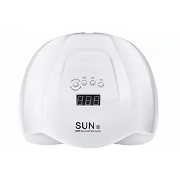 Лед уф лампа для нарощування нігтів та сушіння гель лаку біла LED UV SUN X 54вт - мініатюра 3