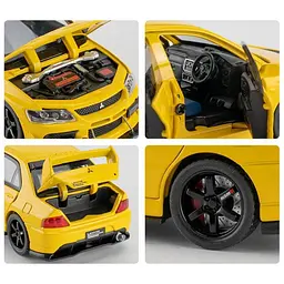 Колекційна металева модель автомобіля АвтоЕксперт Mitsubishi Lancer Evolution IX з інерцією, світлом та звуком 1:32 - мініатюра 9