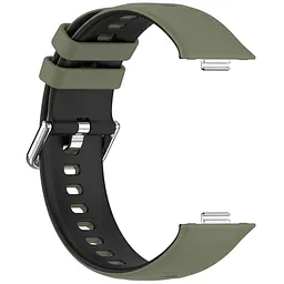 Ремінець ArmorStandart для Huawei Watch Fit 3 / 4 / 4 Pro Khaki Black (ARM89074) - мініатюра 4