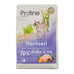 Сухий корм Profine Sterilised для стерилізованих кішок, з куркою та рисом, 2 кг - мініатюра 3