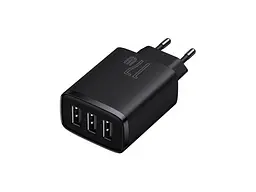 Зарядний пристрій BASEUS Compact 3U 17 W чорний (CCXJ020101) - мініатюра 3