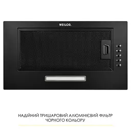 Витяжка повновбудована WEILOR WB 68 FBL - мініатюра 7