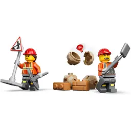 Конструктор LEGO City Жовтий екскаватор-навантажувач (60480) - мініатюра 5