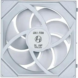 Вентилятор Lian Li Uni Fan SL-INF WIRELESS Reverse 140-1 White (G99.14RSLIN1W1W.00) - мініатюра 4