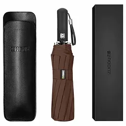 Парасоля автоматична Xiaomi Zuodu (ZD001) Коричнева - мініатюра 3