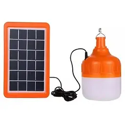 Аварійна LED лампа Golden Road GR015 із сонячною панеллю акумуляторний світильник підвісний з гачком - мініатюра 2