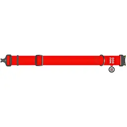 Нашийник для собак Waudog Waterproof, коллартекс, водостійкий, з QR паспортом, 43-70х4 см, червоний - мініатюра 2