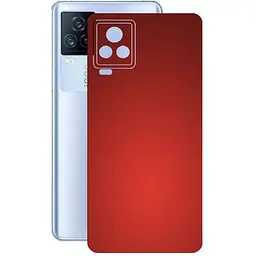 Захисна плівка StatusSKIN для Vivo IQOO 7 Корпус Вініл червона матова